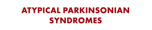 Atypical Parkinsonian Syndromes